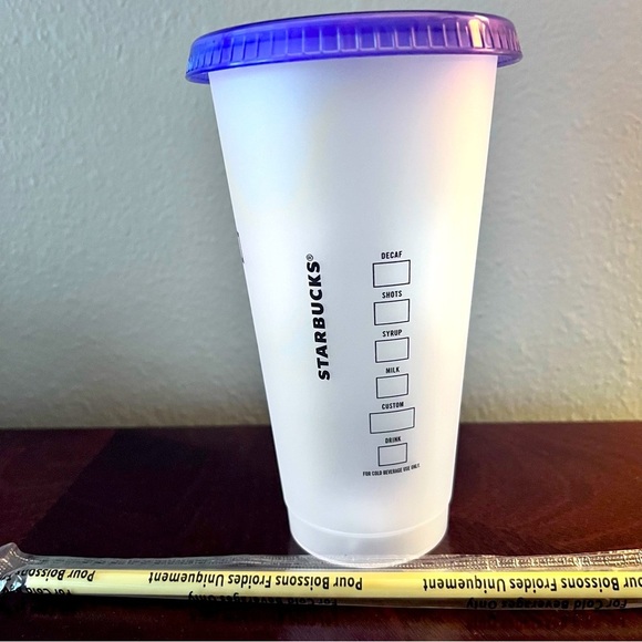 NWT Starbucks University of Washington Huskies reusable cold cup - Picture 3 of 6